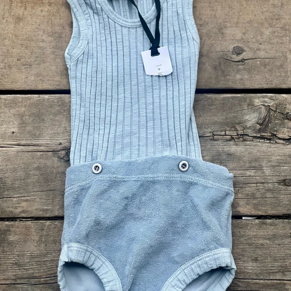 1 + In The Family Baby Boy Ayala Two Piece Romper NWT